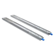 DURAFORCE 1 Pair 28 Inch With Lock Heavy Duty Drawer Slides 500 Lbs Extension Rails Rail