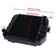 DURAFORCE 15553-72060 Aluminum Radiator For Kubota B6100,B7100 B6100HST-E & B7100HST-DT
