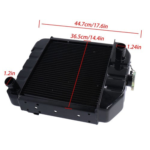 DURAFORCE 15553-72060 Aluminum Radiator For Kubota B6100,B7100 B6100HST-E & B7100HST-DT