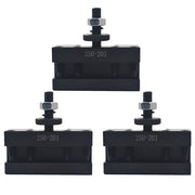DURAFORCE BXA #1 Quick Change Turning & Facing Tool Post Holder 250-201 For Lathe 3pcs