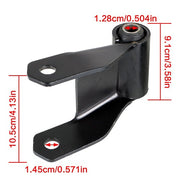 DURAFORCE For Ford Bronco Sport 80-97 Rear Leaf Spring Rear Hanger Bracket & Shackle Kit