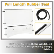 DURAFORCE New Front Vented Windshield 2 PIECE Clear For Kubota RTV1140 CPX 2009-2016