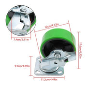 DURAFORCE 4 wheels 5 Inch Caster Wheels Heavy Duty,Capacity 4000LB