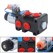 DURAFORCE 13GPM Hydraulic Adjustable Variable Flow Control Valve 6 Port 12V DC New