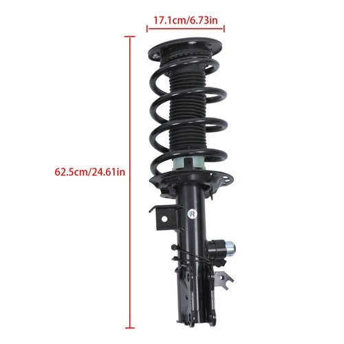DURAFORCE For Lincoln Continental 17-20 2PCS Front Shock Struts Assemblies w/Electric NEW
