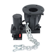 DURAFORCE Steel C5G X 12''-16 Fifth Wheel to Gooseneck Adapter W/ 7-1/2" For Rv Trailer
