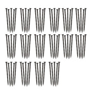 DURAFORCE 80PCS 8 Inch Plastic Landscape Anchoring Spikes, Garden Spiral Landscape Spikes