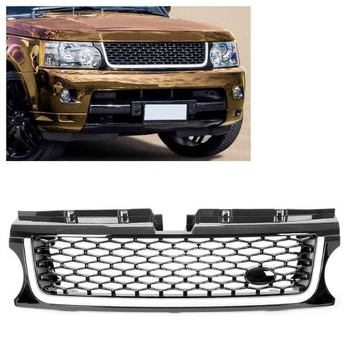 DURAFORCE Upper Bumper Diamond Mesh Grille for 2010 2013 Land Rover Range Rover Sport