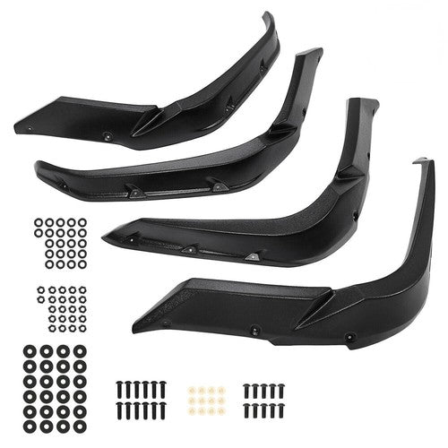 DURAFORCE Black Overfender Fender Flares Kit For Yamaha Grizzly 700 FI EPS 2016-2025