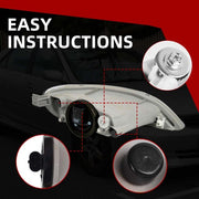 DURAFORCE Clear Fog Light for Toyota Corolla 2005-2008 for Toyota Camry 2002 2003 2004