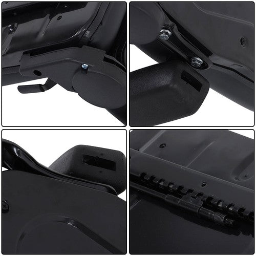 DURAFORCE Foldable With Sliding Rail W/Armrests Seat For Universal Tractors Forklifts