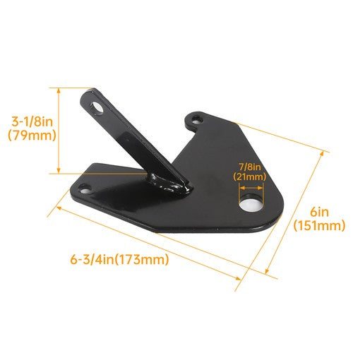 For Honda 250 Recon TRX ATV Ball Hitch 97 18 Powder Coated Finish With Hardware