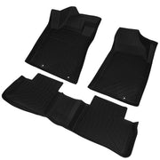 DURAFORCE TPE Floor Mats Liners for Nissan Altima 2014-18 All Weather Car Floor Mats Black