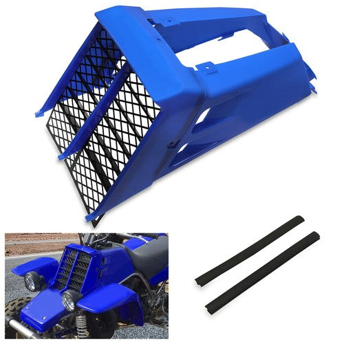 DURAFORCE Yamaha Banshee 350 Plastic Gas Tank Side Covers and Grill 1987 2006 Blue