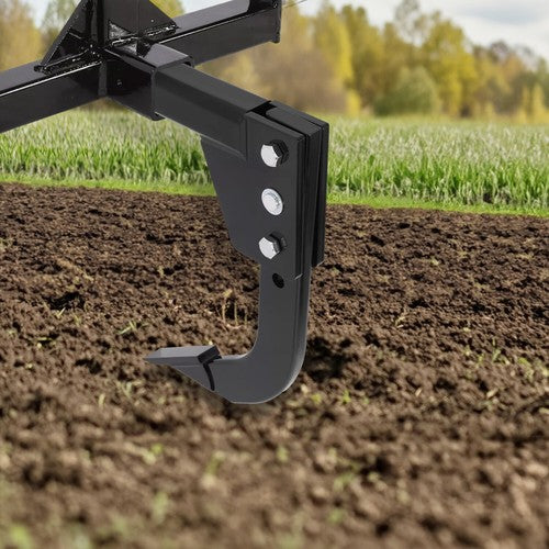 DURAFORCE For ATV UTV Hitch Mounted Ripper Middle Buster Plow 18" Shank with 2" Receiver