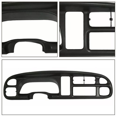 Black Dash Bezel Dashboard Cover for 1998-2001 Ram 1500 1998-2002 Ram 2500 3500