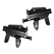 DURAFORCE Black Fit For 2011-2014 GMC Sierra 2500/3500 HD Front Bumper Bracket 2 Pc LH&RH