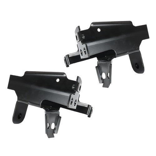 DURAFORCE Black Fit For 2011-2014 GMC Sierra 2500/3500 HD Front Bumper Bracket 2 Pc LH&RH