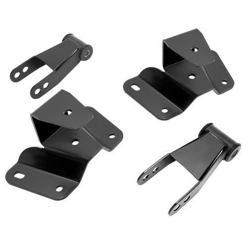 4 Inch Drop Kit Leveling Lowering Shackles Hangers for 1973-1996 Ford F150 F100