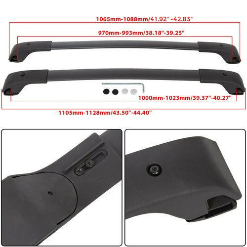 DURAFORCE For Subaru Impreza Crosstrek 2017-2023 Roof Rack Rail Cross Bar Luggage Carrier