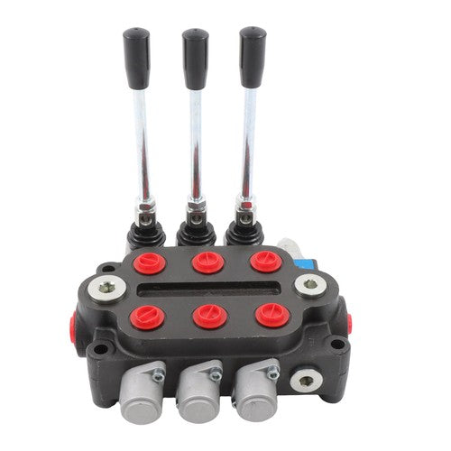 DURAFORCE 3 Spool 25 GPM Hydraulic Directional Control Valve Tractor Loader Double Acting