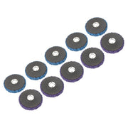 DURAFORCE (5 pieces each in purple and blue) 10 Pack of 4' x 5/8' Diamond Discs