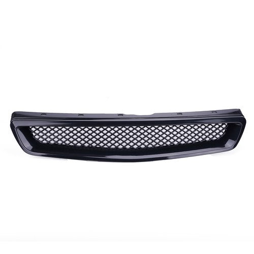 DURAFORCE For 1999-2000 Honda Civic Front Bumper Halogen Fog Lights Lamp&Grille Grill 3PCS