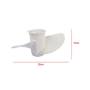 DURAFORCE Boat Outboard Propeller Fits Yamaha Engines 50-130HP F75 15 Tooth 3 Blades RH