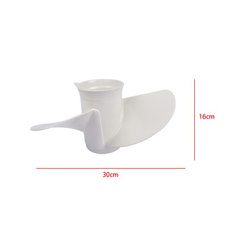 DURAFORCE Boat Outboard Propeller Fits Yamaha Engines 50-130HP F75 15 Tooth 3 Blades RH