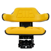 DURAFORCE Yellow Tractor Suspension Seat Fit For John Deere 2350 2355 2440