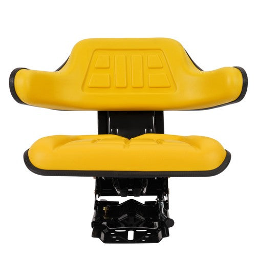 DURAFORCE Yellow Tractor Suspension Seat Fit For John Deere 2350 2355 2440