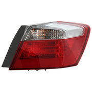 DURAFORCE Outer Tail Light Right Side for 2013-2015 for Honda Accord Sedan EX LX Sport