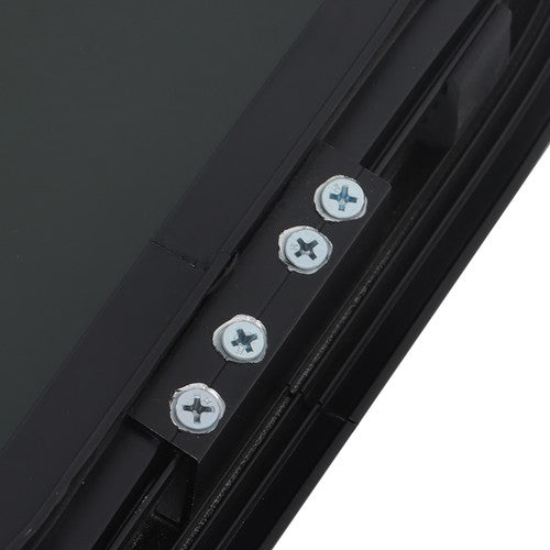 DURAFORCE Black 36 “ Width × 15 ” Height RV Window Horizontal Sliding Window w/ Trim Ring