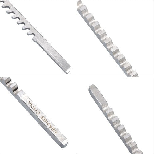 DURAFORCE 1/8" A Style 1/8" x 5" HSS Standard Keyway Broach With Shim LOC 13/64-1-1/8" New