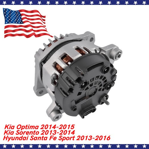DURAFORCE Alternator 150A for 2012-2016 Hyundai Santa Fe Sport / Kia Optima Sorento 2.4L