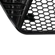 DURAFORCE Front Bumper Lower Grille Honeycomb Glossy Black for 2022-2024 for Honda Civic
