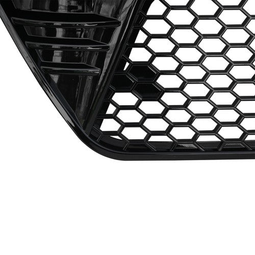DURAFORCE Front Bumper Lower Grille Honeycomb Glossy Black for 2022-2024 for Honda Civic