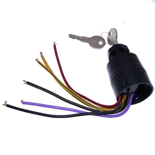 DURAFORCE For Mercury Outboard Push-to-Choke Ignition Starter Key Switch 3Pos MP41070-2