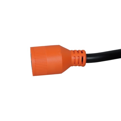 DURAFORCE RV Extension Power Cord 30Amp 15FT with Cord Organizer NEMA 14-30P to 14-30R