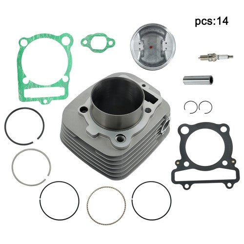 DURAFORCE Cylinder Piston Gasket Top End Kit For Yamaha Warrior 350 1987 1988 1989-2004