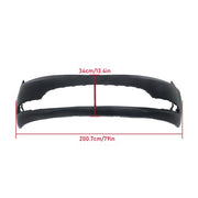 DURAFORCE For Chrysler 200 2015 2016 2017 2018 Black Front Bumper Cover W/o Sensor Holes