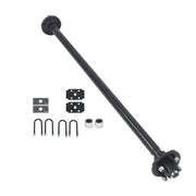 DURAFORCE (with U-Bolt Kit) Trailer Axle 4 lug-4" Idler 58" Hub Face Fit For 2000lbs