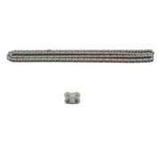 DURAFORCE 50H Heavy Duty Roller Chain 10 Feet w/Connecting Link with 2 connectors
