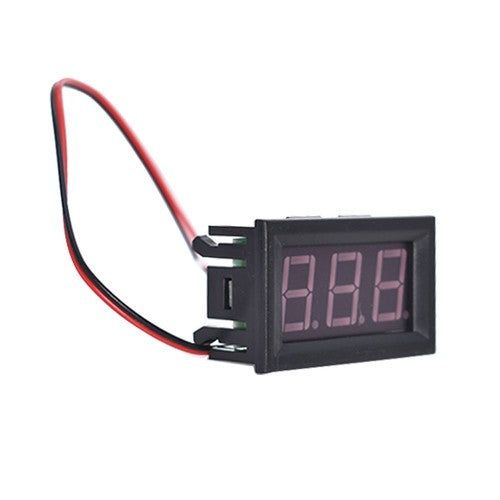 DURAFORCE 3× DC 4.5-30V Blue LED 3Digital Display Voltage Meter Voltmeter Panel Motorcycle