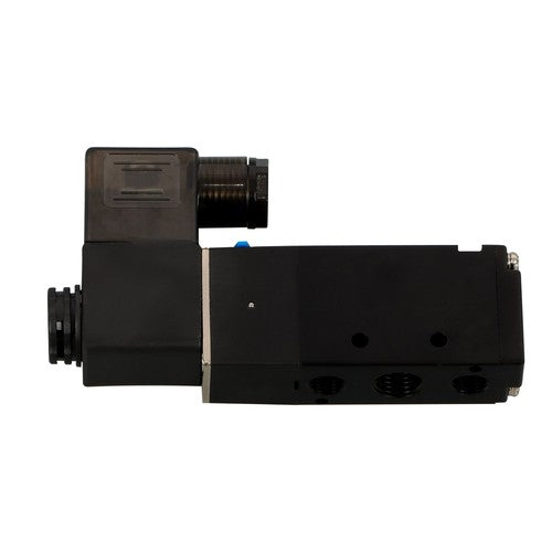 DURAFORCE 1/4" 5 Way 2 Position Namur Mount Directional Control Solenoid Air Valve 24V DC