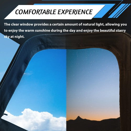 PVC Soft Half Door Enclosure Black Clear for T-Boss 550 750 560 760 UTV