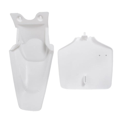 DURAFORCE White Plastic Fender Fairing kit For Kawasaki KX 65 KLX 110 DRZ110 Suzuki RM65