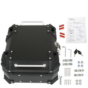 DURAFORCE 22L Black Motorcycle Luggage Waterproof Tail Box Scooter Trunk Storage Top Case