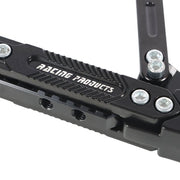DURAFORCE Motorcycle CNC Aluminum Alloy Kickstand Foot Side Support Kick Stand Adjustable