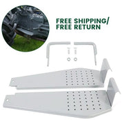 DURAFORCE Fits Ford Tractor 2N 9N Steel Step Plate Running Boards LH & RH with Brackets